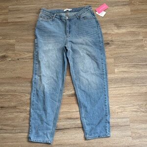 Shoe Dazzle Blue Straight Leg Jeans